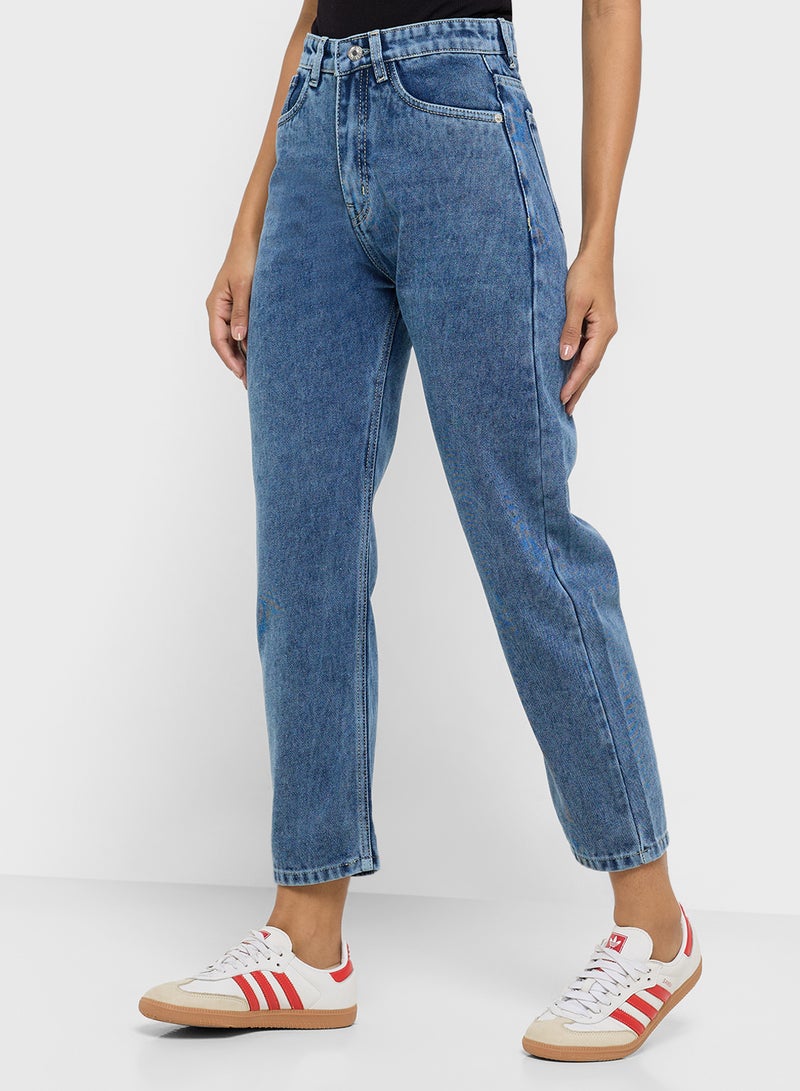 Ginger High Rise Mom Jeans - Image 2