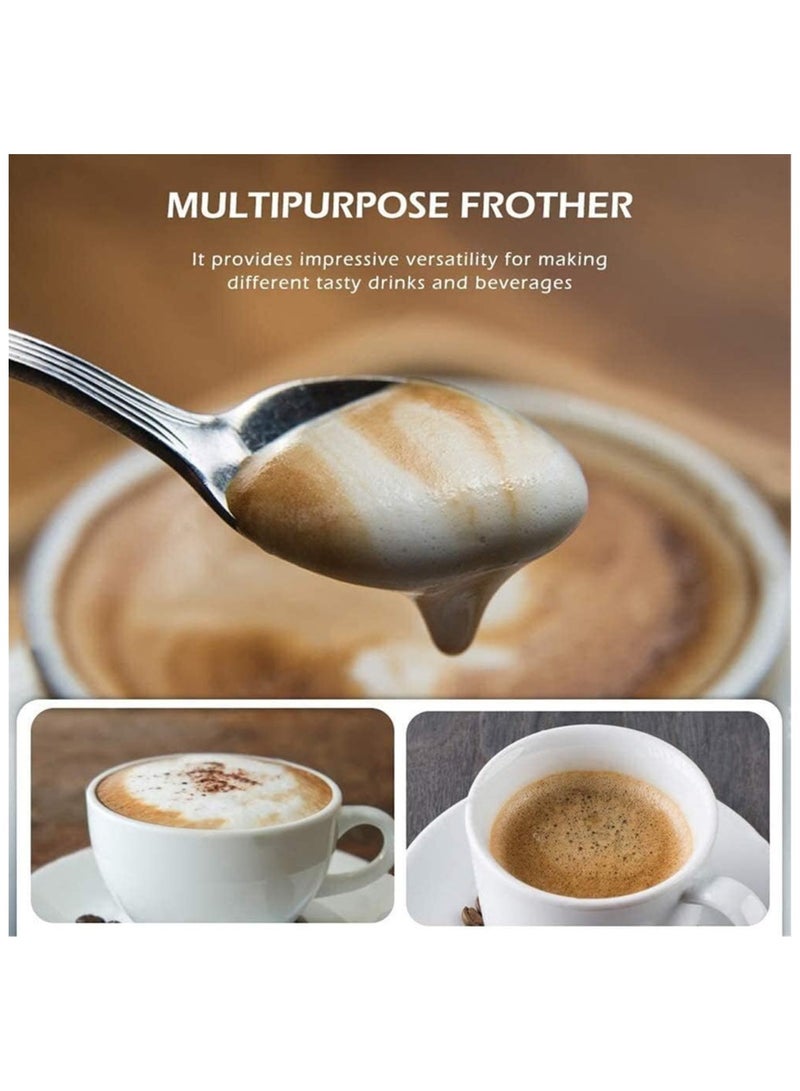 general Milk Frother Electric Whisk 3 Speed Adjustable Mini Low Noise USB Rechargeable Milk Bubbler Coffee Frother Handheld - Image 4