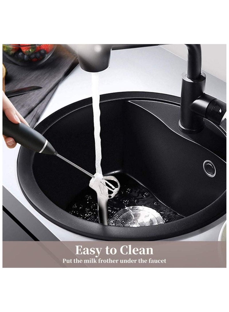 general Milk Frother Electric Whisk 3 Speed Adjustable Mini Low Noise USB Rechargeable Milk Bubbler Coffee Frother Handheld - Image 5