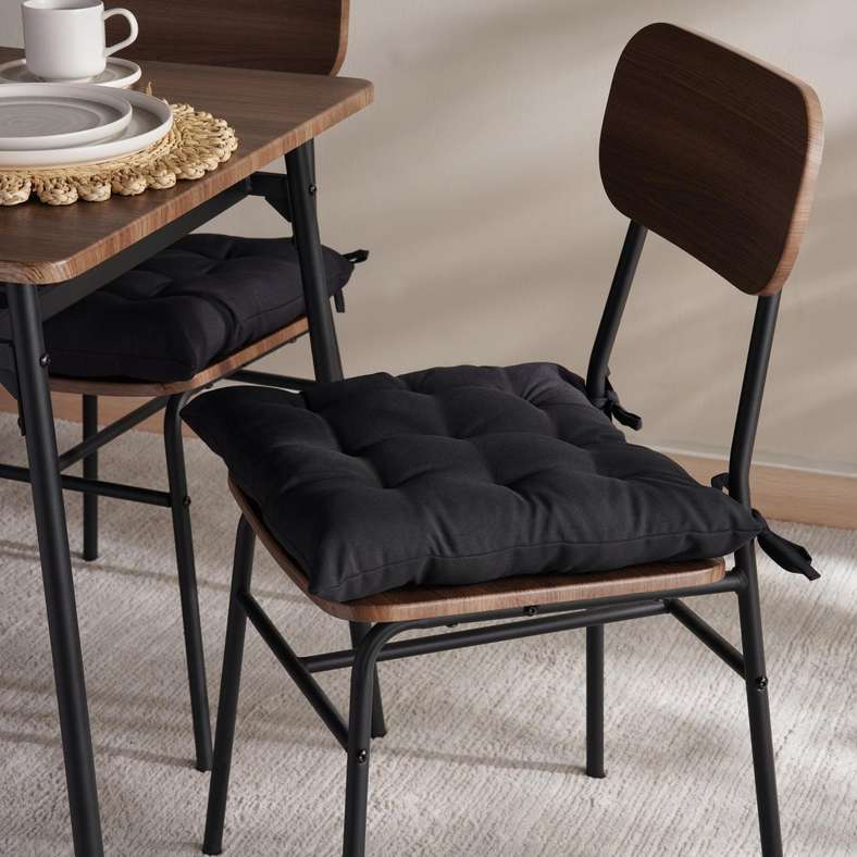 Ovis 2-Piece Chairpad set 40x40cm - Black - 175RLT9900765