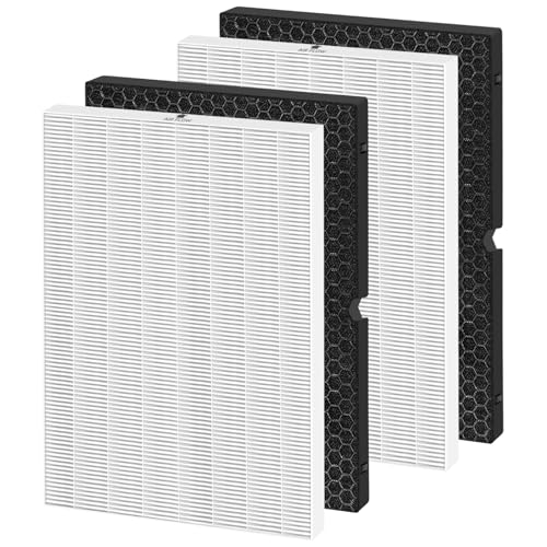 116130 Replacement Filter H for Winix 55002 5510 AM80 Air Purifier 2 Pack H13 TRUE HEPA and Activated Carbon Filter by APPLIANCEMATES