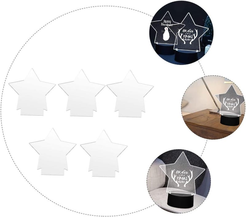 Repeated use trusted quality 5pcs Durable Acrylic Led Lamp Holder for Creative DIY Light Decoration Easy to Install for Unique Gifts and Home Decor Daily life matching design - Image 5