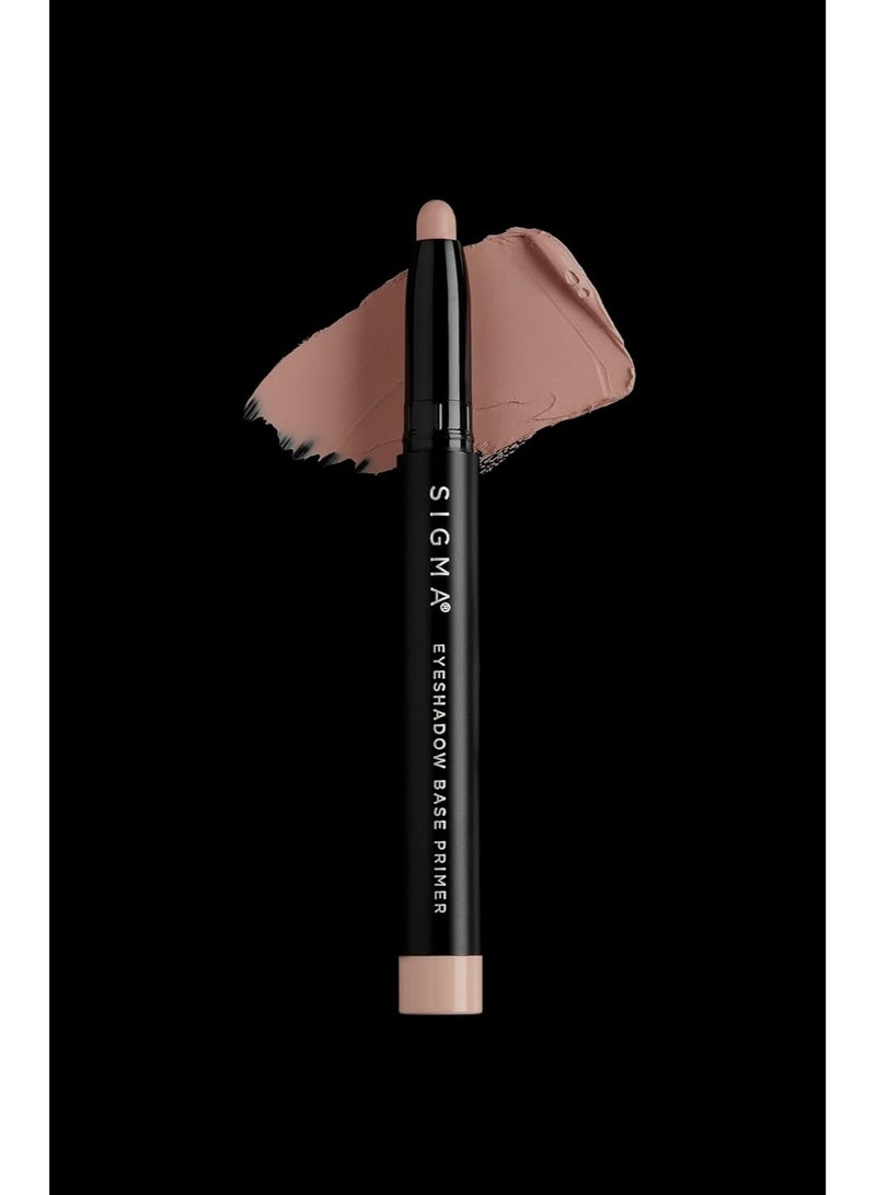 Sigma Beauty Sigma Beauty Eyeshadow Primer Base – Professional Grade Eye Primer Crayon w/Sleek Retractable Tip for Long-Lasting Makeup & All-Day Color Payoff, Prevents Creasing (Persuade, Light Pink Beige Matte) - Image 4