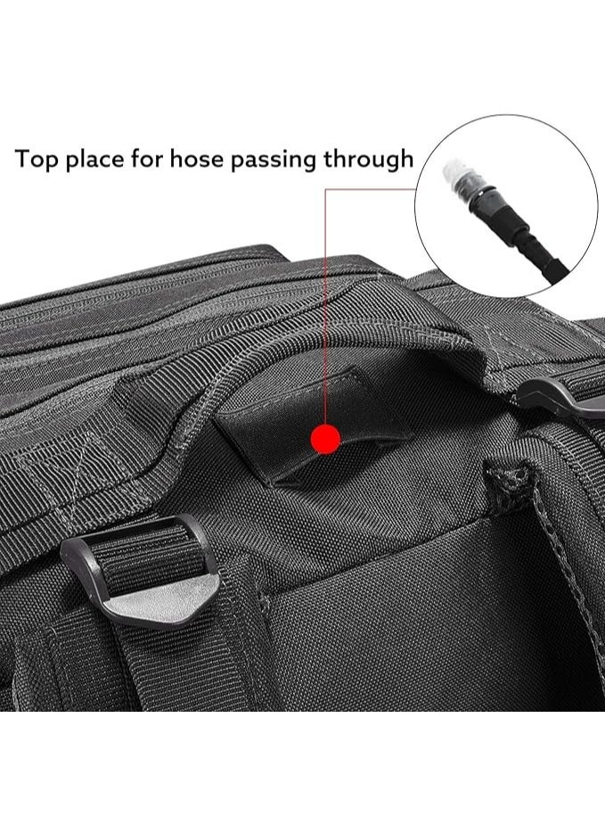 DEXO حقيبة ظهر عسكرية تكتيكية 45 لتر – حقيبة بقاء، مولي، مقاومة للماء، متعددة الأقسام للتنزه والتخييم والسفر والصيد والمغامرات الخارجية - Image 3