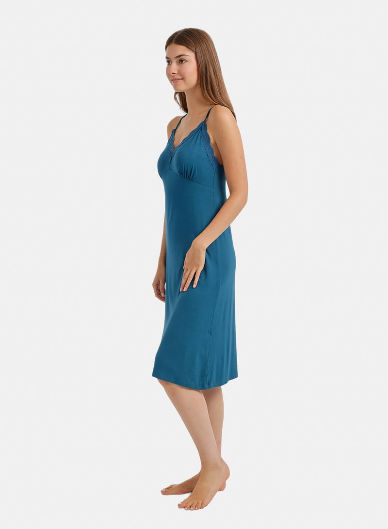Carina Scalloped-Lace Nightgown - Image 3