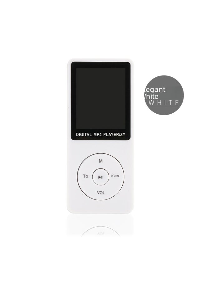 مشغل موسيقى محمول Zy418 MP3 مع مكبر صوت خارجي 1.8 بوصة إدخال بطاقة للطلاب MP4 صندوق صوت شخصي - لون الجسم: أزرق - سعة الذاكرة: بطاقة خارجية 4G مجموعة كاملة من الملحقات - Image 5