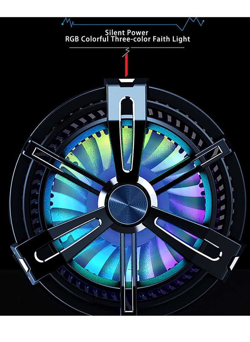 Mobile Phone Cooler for Magsafe Game Cooler Fan for PUBG Designed for iPhone 12/13 Series Live Streaming and Vlog, Semiconductor Heatsink Without Noise for iOS and for Android for ipad and Tablet - Image 3