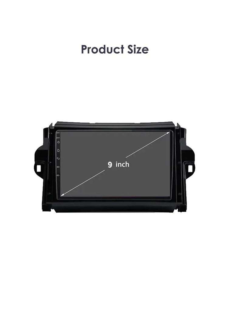 ام ان تي شاشة سيارة تويوتا فورتشنر 2015-2020 من النظام الترفيهي للسيارة فهو يعمل بنظام Android ويدعم ميزات مثل Apple CarPlay وAndroid Auto، مما يتيح لك توصيل هاتفك الذكي بسهولة كما يوفر دقة عرض عالية تصل إلى 1080 بكسل، مما يجعله ممتازًا لعرض المعلومات والخرائط بوضوح - Image 3