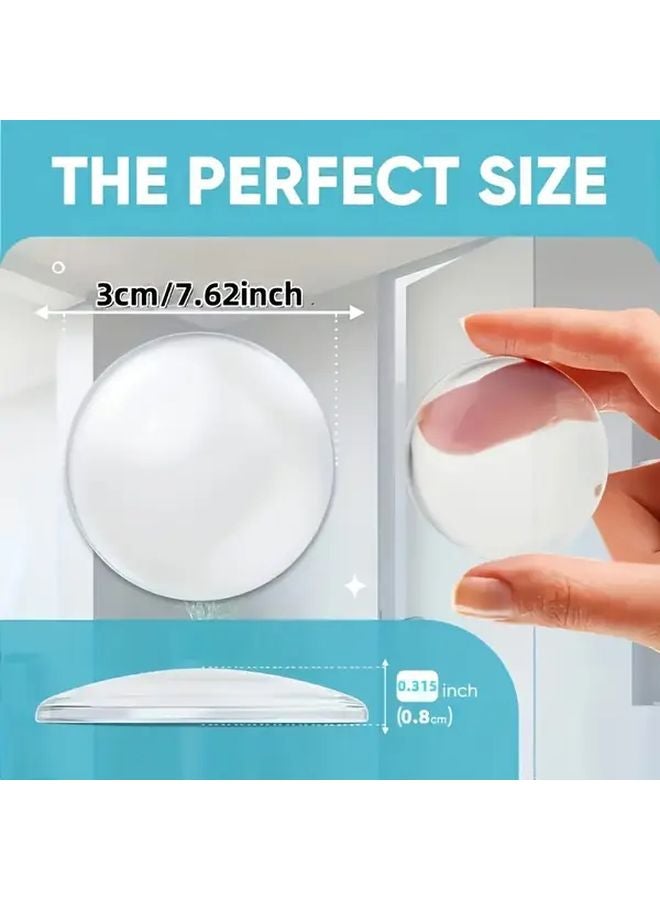 4 قطع من واقيات الحائط اللاصقة ذاتية اللاصق لتخفيف الصدمات وتقليل الضوضاء قابلة لإعادة الاستخدام - Image 4