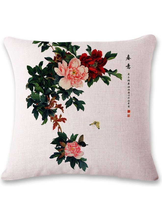 نيبمينينت غطاء وسادة زينة من القطن والكتان متعدد الألوان