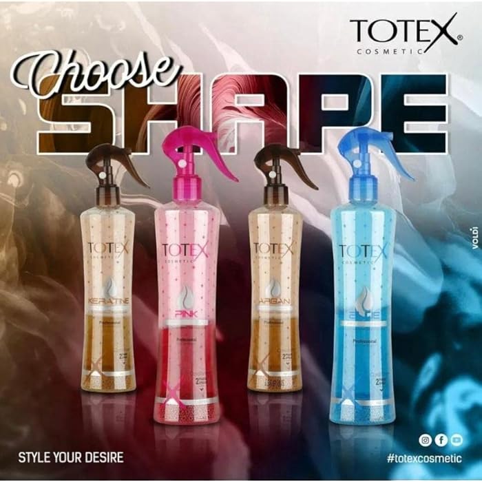 Totex Keratin 2 Phase Hair Spray Conditioner I For Damaged Hair Formula I Untangling Nourishing Moisturizing I Unisex Leave-in Conditioner 400 ml - Image 4