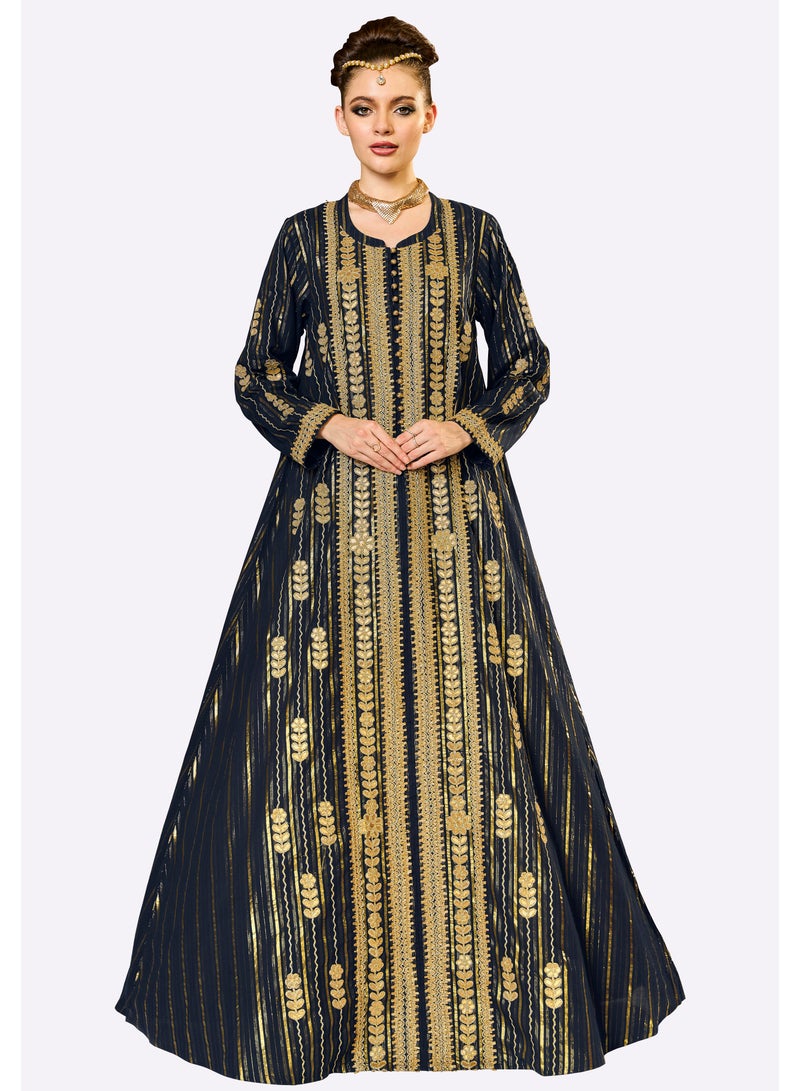 Sara Arabia جلابية سارة العربية بتصميم قلب خيط - Image 1