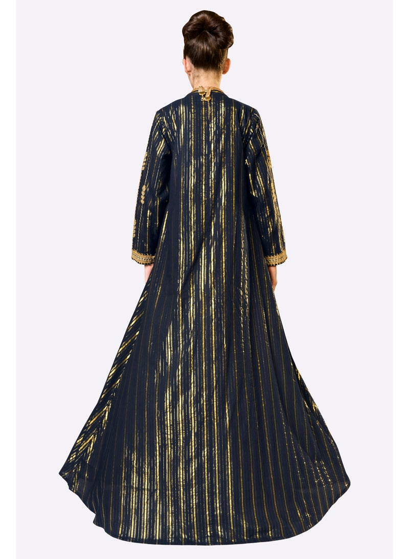 Sara Arabia جلابية سارة العربية بتصميم قلب خيط - Image 2