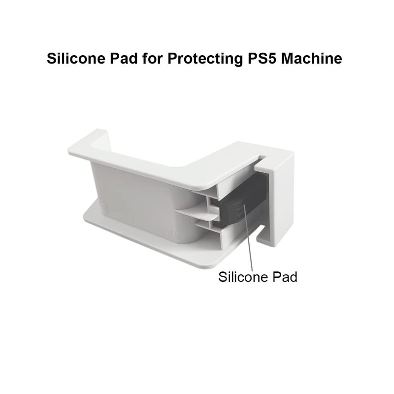 Bealuffe Headset Holder for PS5 Headphone Holder for PlayStation 5, Gaming Headset Hanger Headphone Hook for PS5 - Image 2