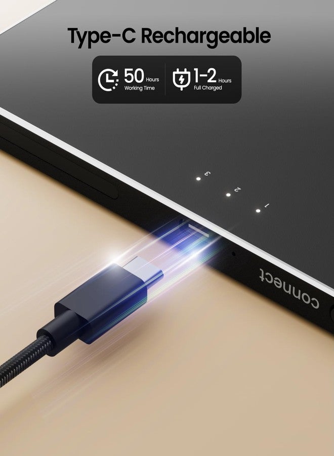 ProtoArc لوحة تتبع بلوتوث ProtoArc T1 Plus لنظام التشغيل Windows 11/10، أسود - Image 4