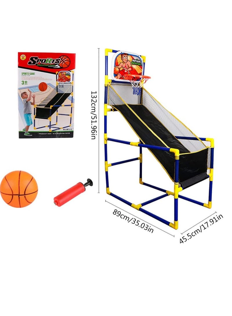Spall Arcade Basketball Hoop Game – Basement Toys – Basketball Hoop for Kids – Basketball Game with Hoop Training System –Air Pump Included- Kids Indoor Sports Toys – Fun and Entertaining - Image 3