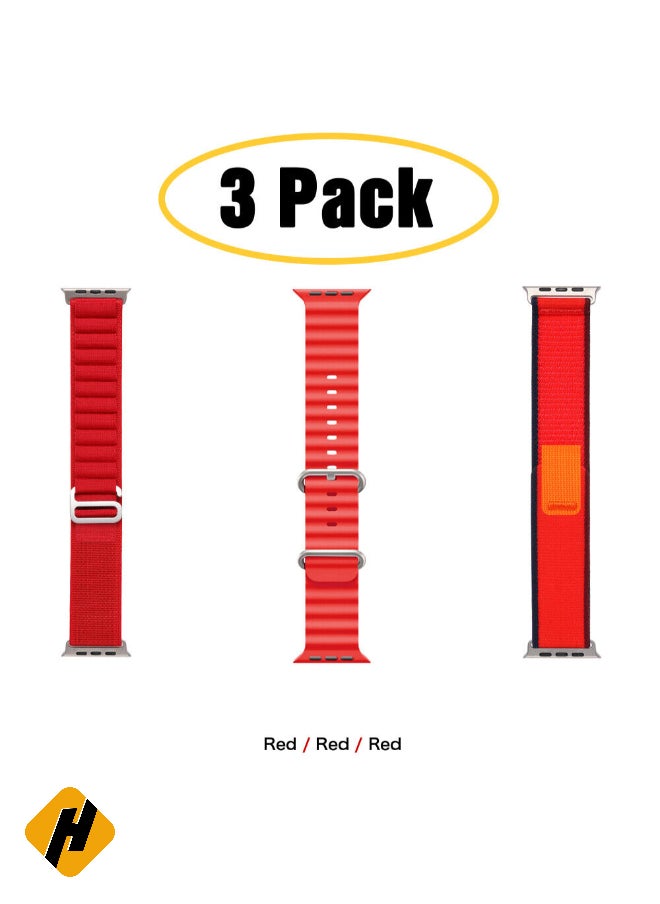 HuHa - Apple Watch Band Strap For Apple Watch Ultra 2/Ultra 49mm, Series 10 46mm, 9/8/7 45mm, SE2/SE/6/5/4 44mm, 3/2/1 42mm - Image 1