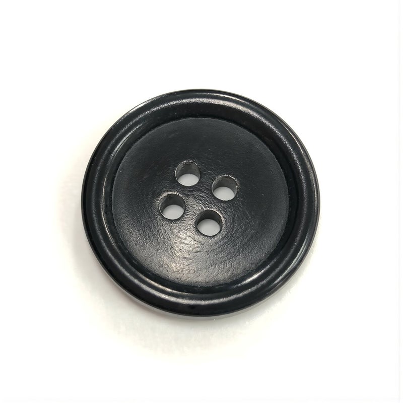 Horn Buttons Heavy Duty Wash Resistant 4-Hole 20mm for Uniform Workwear - Image 1