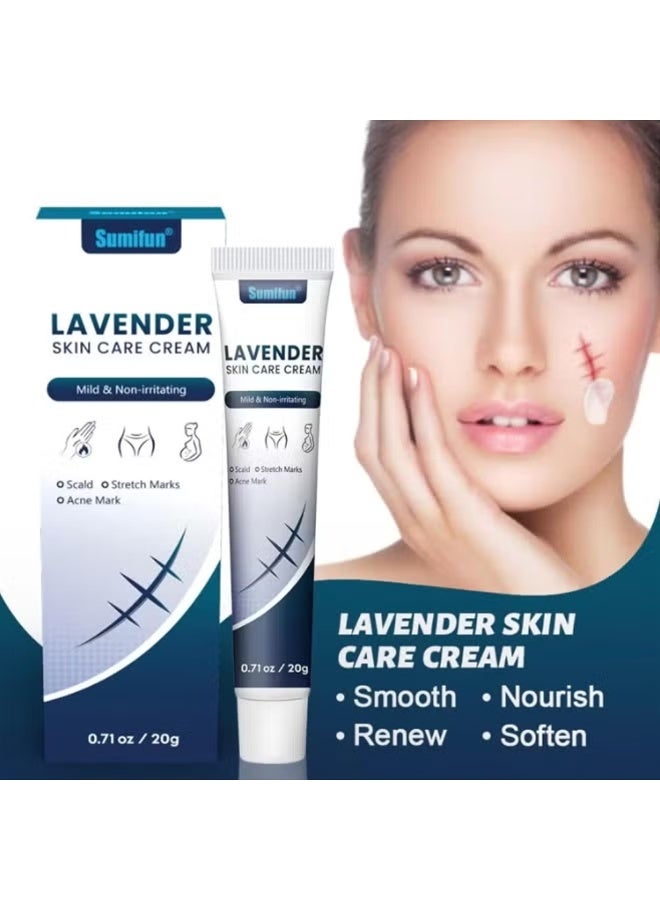 Sumifun Lavender Essence Skin Care Cream – Stretch Mark & Acne Treatment - Image 1