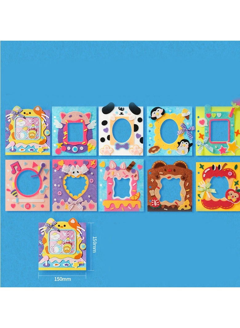 Kenzs Photo album DIY baby growth storage commemorative album cartoon cute non-woven loose-leaf children's gift - Image 3