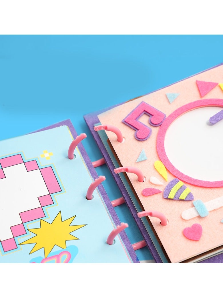 Kenzs Photo album DIY baby growth storage commemorative album cartoon cute non-woven loose-leaf children's gift - Image 5