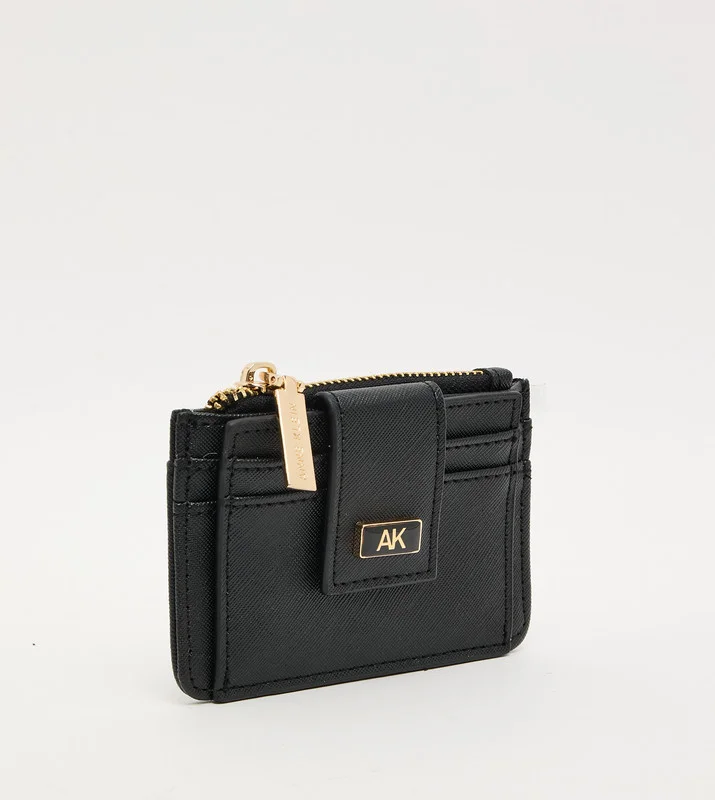 ان كلاين Akg5093 Black Women's Card Holder