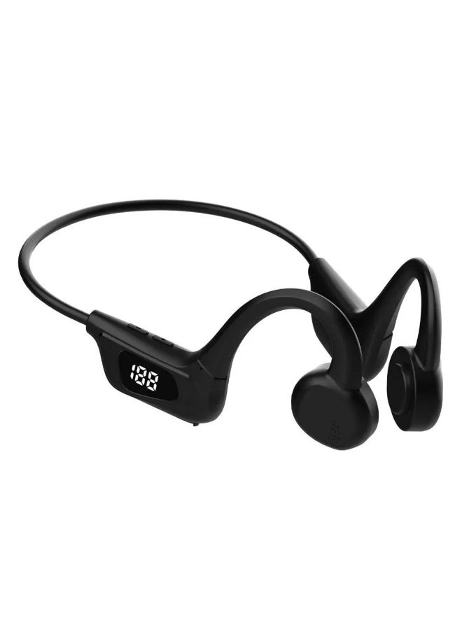 Porodo Blue Bone Conduction Wireless Headset Bluetooth 5.1, Type-C Charging, LED Indicator, 200mAh Battery - Image 1