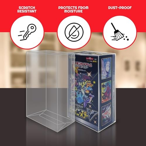 EVORETRO Display Case Protector Compatible with Pokémon TCG Sword & Shield Charizard Ultra Premium Collection Box (Pokemon Collection Box NOT Included) 0.50mm PET Plastic Protector Case - Image 3