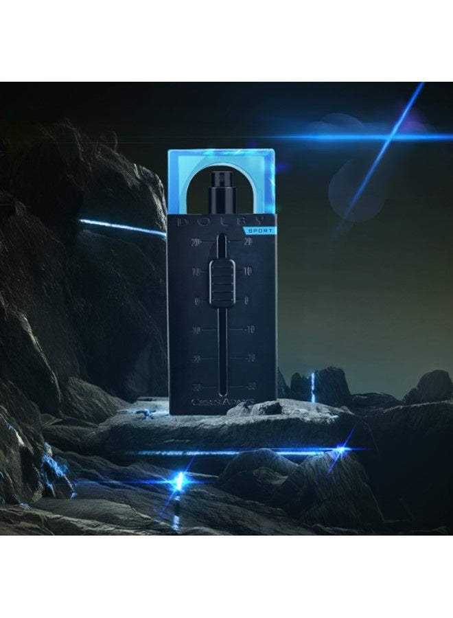 Chris Adams Dolby Sport Eau De Parfum for Men Gift Set 100ML EDP + 200ML Deodorant Long-Lasting Freshness, Dynamic Energy & Masculine Confidence - Image 4