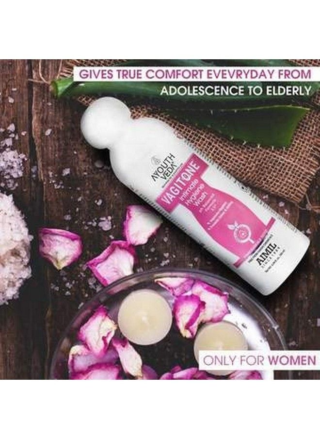 AYOUTHVEDA Vagitone Intimate Hygiene Wash ; Intimate Hygiene Wash For Women ; Improves Hygiene ; Prevent Itching & Irritation (Pack Of 2)  - Image 3