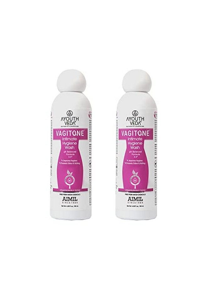 AYOUTHVEDA Vagitone Intimate Hygiene Wash ; Intimate Hygiene Wash For Women ; Improves Hygiene ; Prevent Itching & Irritation (Pack Of 2)  - Image 2