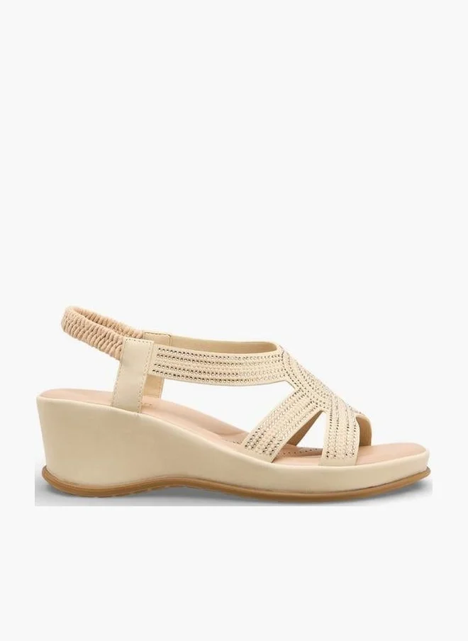 لو كونفورت Women Wedge Heel Comfort Sandals Ramadan Collections