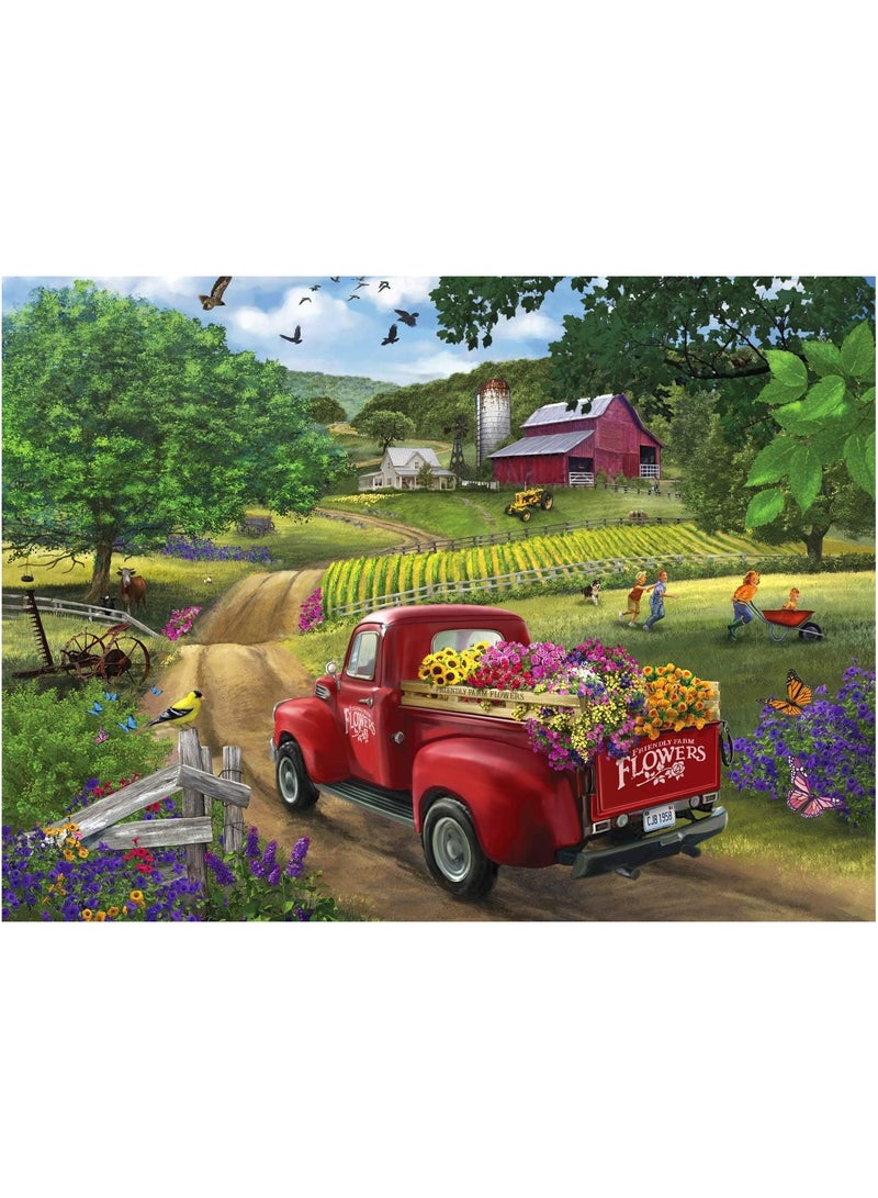 Anna 1000-Piece Creative Puzzle featuring Scenic Cartoon Designs - Image 1