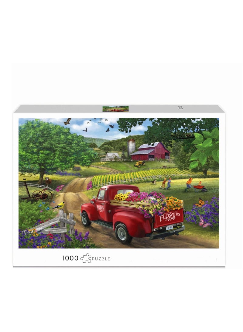 Anna 1000-Piece Creative Puzzle featuring Scenic Cartoon Designs - Image 2