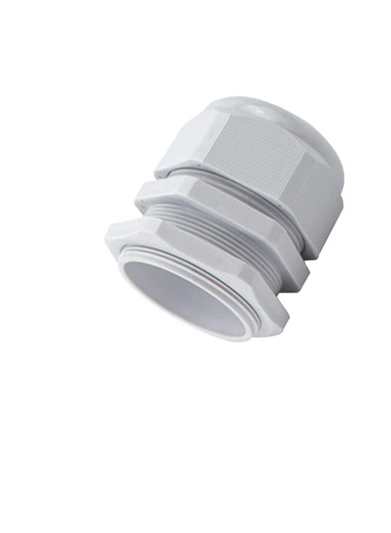 Armoured Cable Gland Kit for Outdoor Sockets and Junction Boxes & Industrial Use with Lock Nut PVC Shroud and Earth Tag (25L, CW) - Image 3