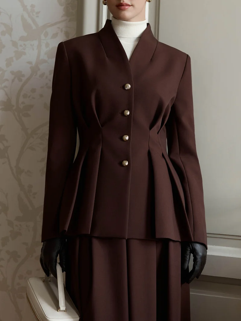 Lichi Single-breasted jacket with emphasised waist