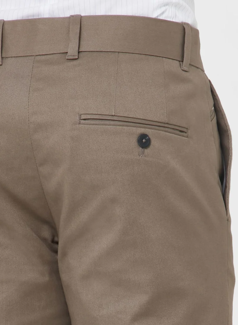 Mango Man Pleated Slim Fit Pants