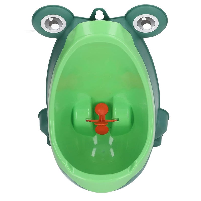 Children S Funny Aiming Training Urinal For Boys Plastic Cartoon Animal Shape Potty Trainer Color Green - Image 1