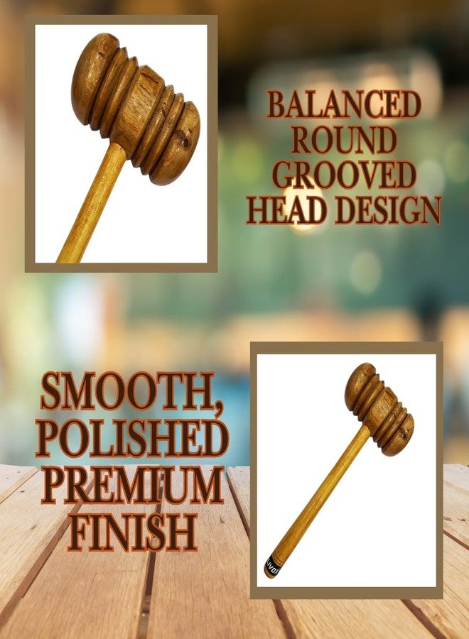 LIVOX Premium Wooden Cricket Bat Mallet, Dual-Sided Knocking Hammer for Bat Seasoning and Maintenance (Pack of 2) - Image 5