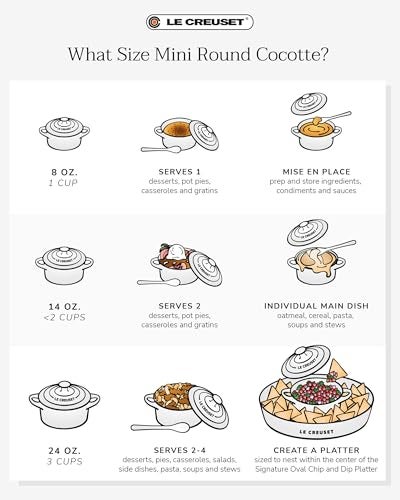 Le Creuset Stoneware Mini Round Cocotte, 24 oz., Shallot - Image 2