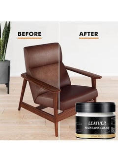 WILLIAM WEIR Leather Maintains Cream-Cleaner Suitable For Leather And Artificial Leather Car Seats Furniture Sofa Clothing Shoes Leather Belts Bag Purse  - Image 5