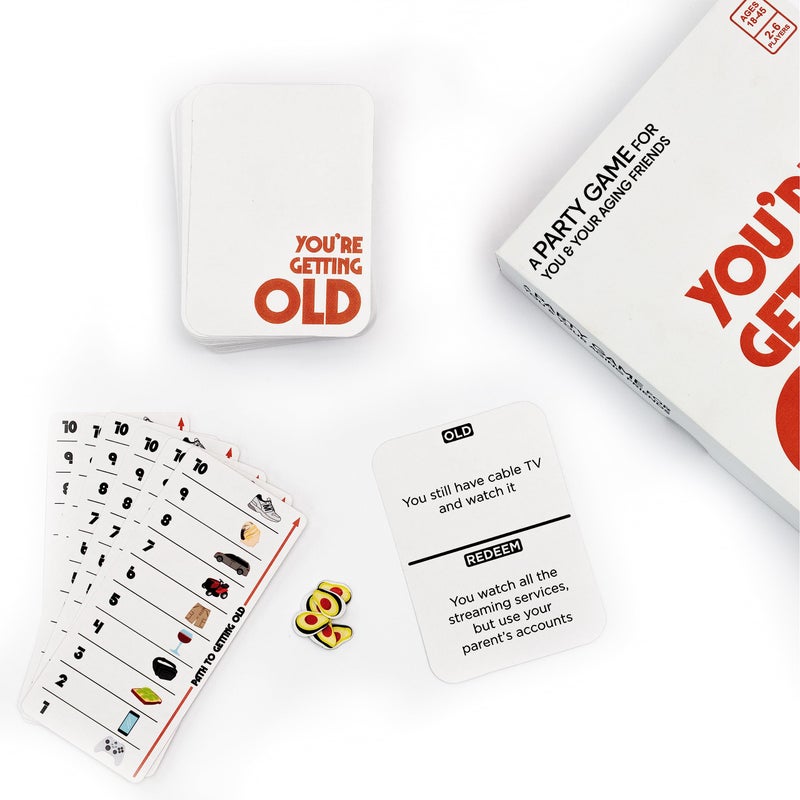 Vango You’re Getting Old – A Party Card Game for Aging Millennials - 2 to 6 Players, Ages 14+ - Image 4