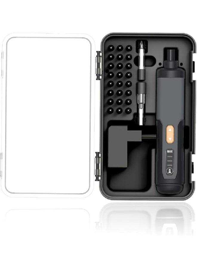Electric Screwdriver Set,Cordless Electric Screwdriver Rechargeable 1500mah Lithium Battery Mini Drill 3.6V Power Tools Set Household Maintenance Repair