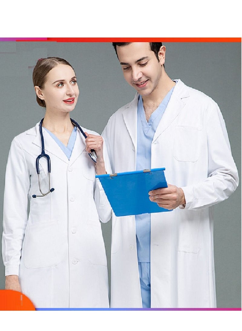 غاز - معاطف طبيب صالون تجميل ، معاطف مختبر ، دعك طبية ، معاطف فرك ، دعك بأكمام طويلة - Image 1