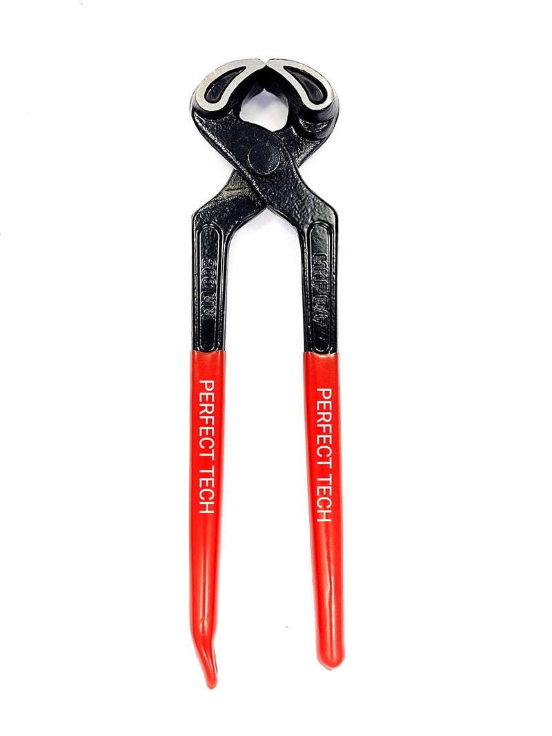 PERFECT TECH 8 Inch Drop Forged Cobler Pincer | Steel Pincer/Nail Puller/Nail Cutter | Pincers Tools Pliers | Pincer For Woodworking And General Works | Tools Kit | 2 in-1 Multi Purpose | Heavy Duty - Image 1