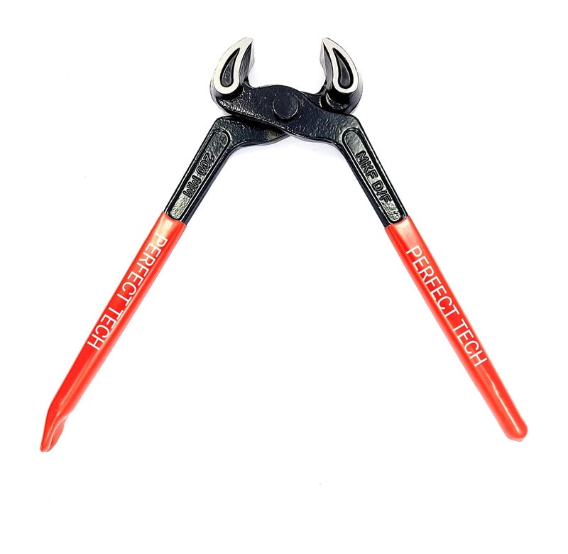 PERFECT TECH 8 Inch Drop Forged Cobler Pincer | Steel Pincer/Nail Puller/Nail Cutter | Pincers Tools Pliers | Pincer For Woodworking And General Works | Tools Kit | 2 in-1 Multi Purpose | Heavy Duty - Image 3