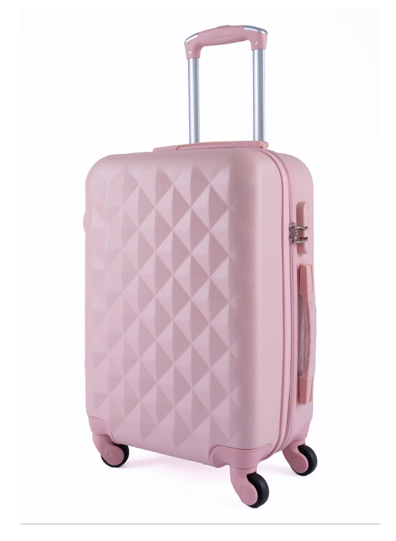 LIMRA Hardside 6 Piece Luggage Trolley Set Pink