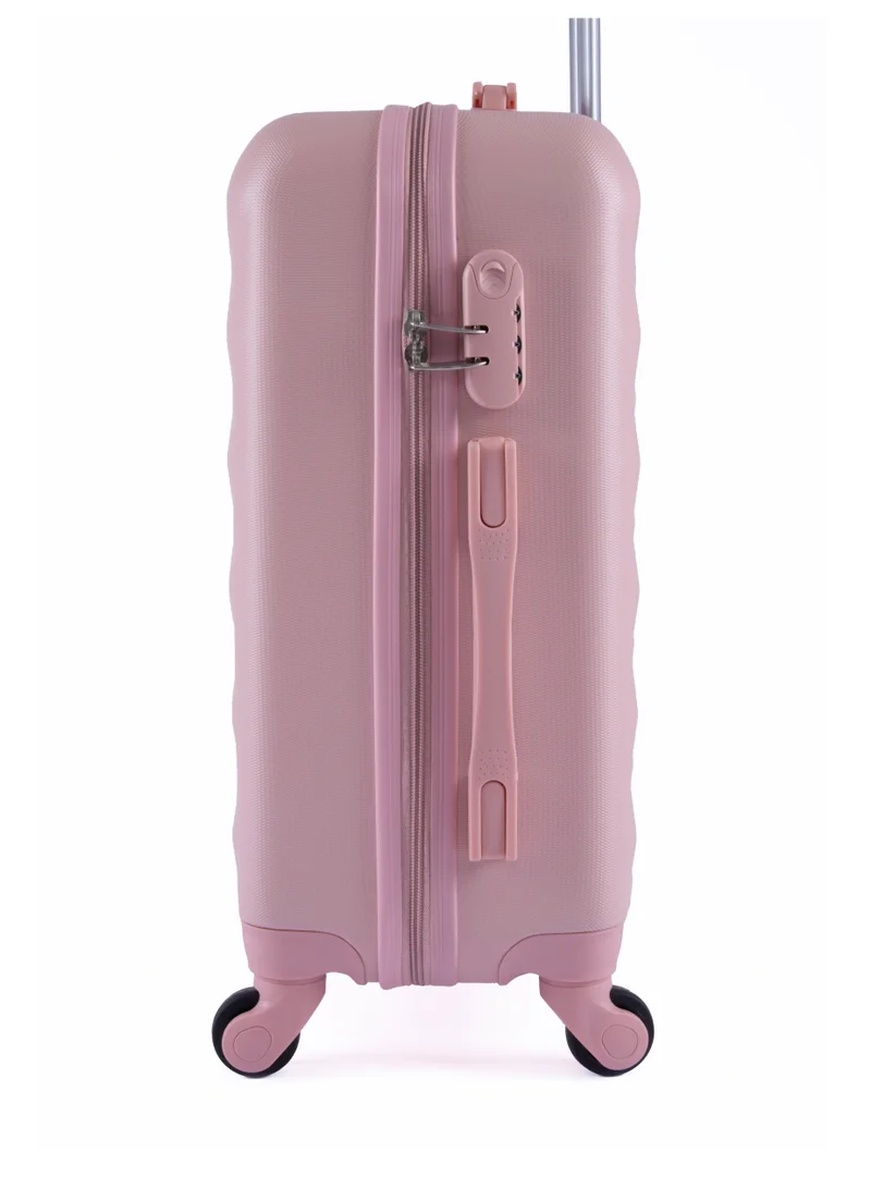 LIMRA Hardside 6 Piece Luggage Trolley Set Pink