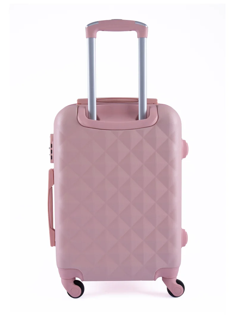 LIMRA Hardside 6 Piece Luggage Trolley Set Pink