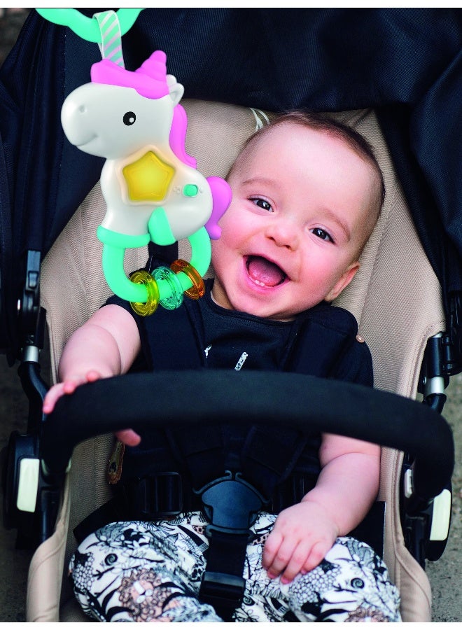 كلمينتوني لعبة وحيد القرن مع موسيقى واضاءة - Image 3